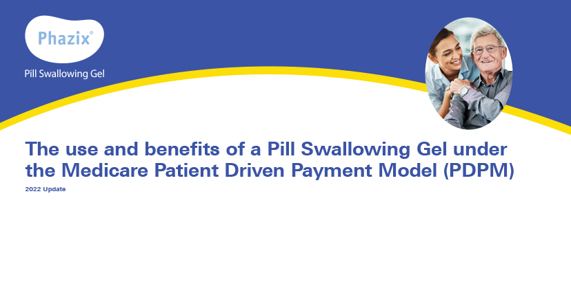 Banner Phazix PDPM Full Technical Brief. Phazix® - Clinical White Papers. Pill Swallowing Made Simple. A NEW innovation to improve resident care at med pass. Use and Benefits.